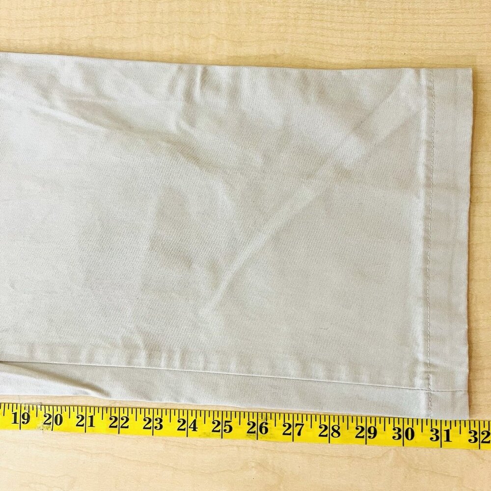 Lands' End Womens Beige Casual Twill Pants Sz 24W Stretch Straight Leg High Rise - Picture 9 of 11